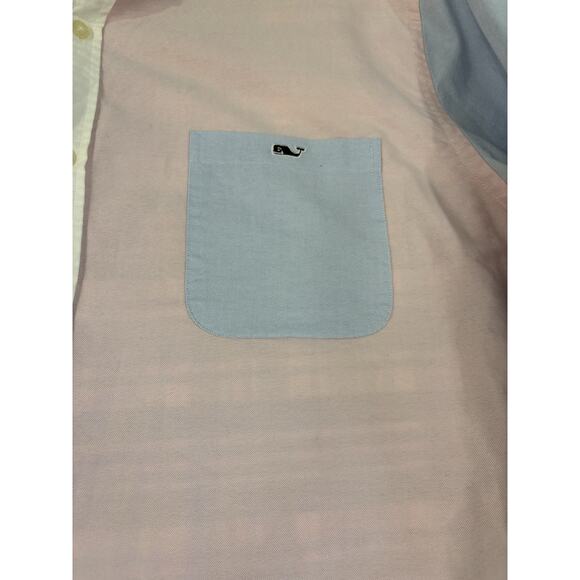 Vineyard Vines By Shep & Ian Slim Fit Tucker Shirt Button Down XL Party Oxford - Picture 6 of 12